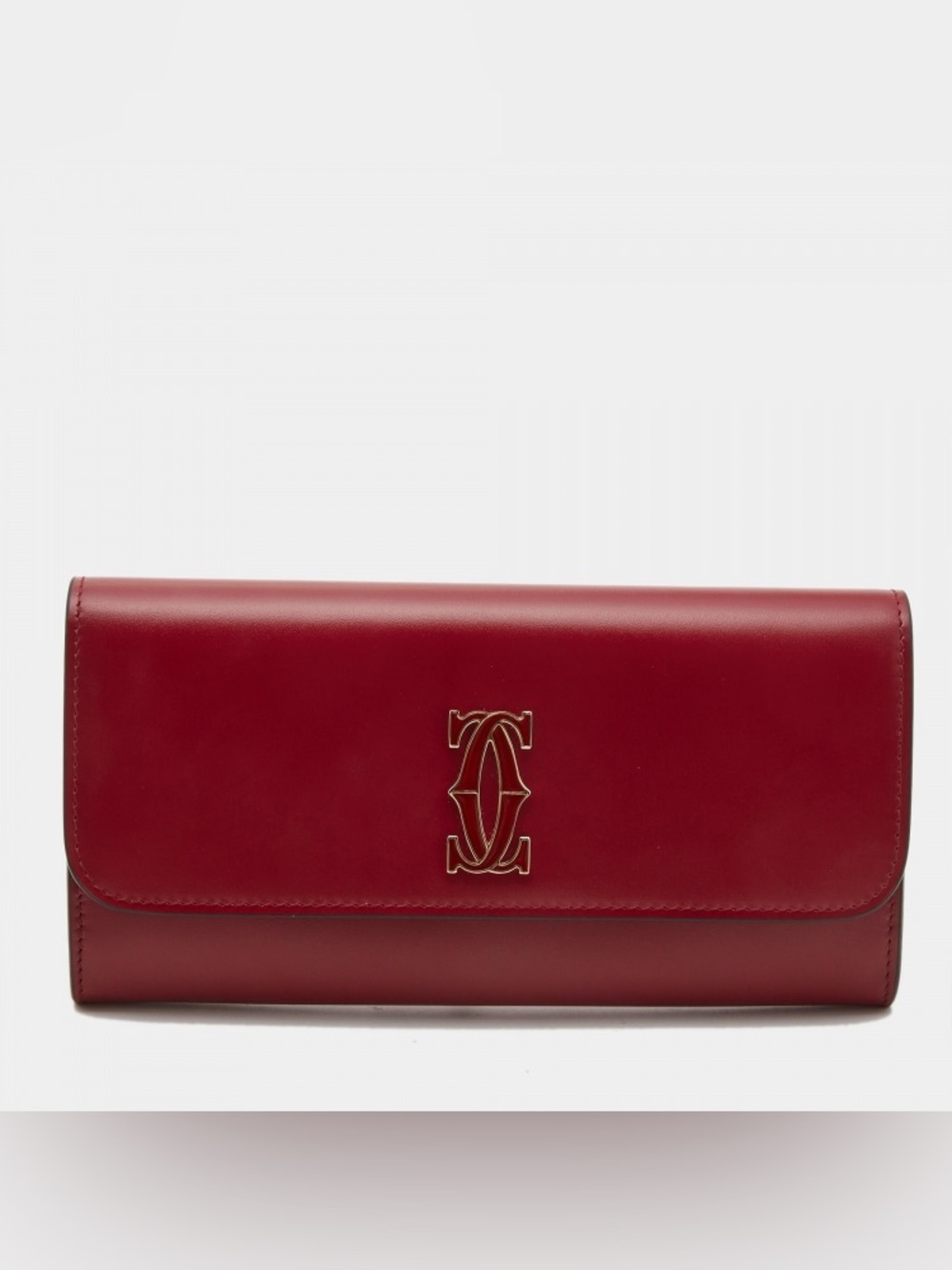 Cartier C de Cartier Cherry Red Leather International Wallet L3001859